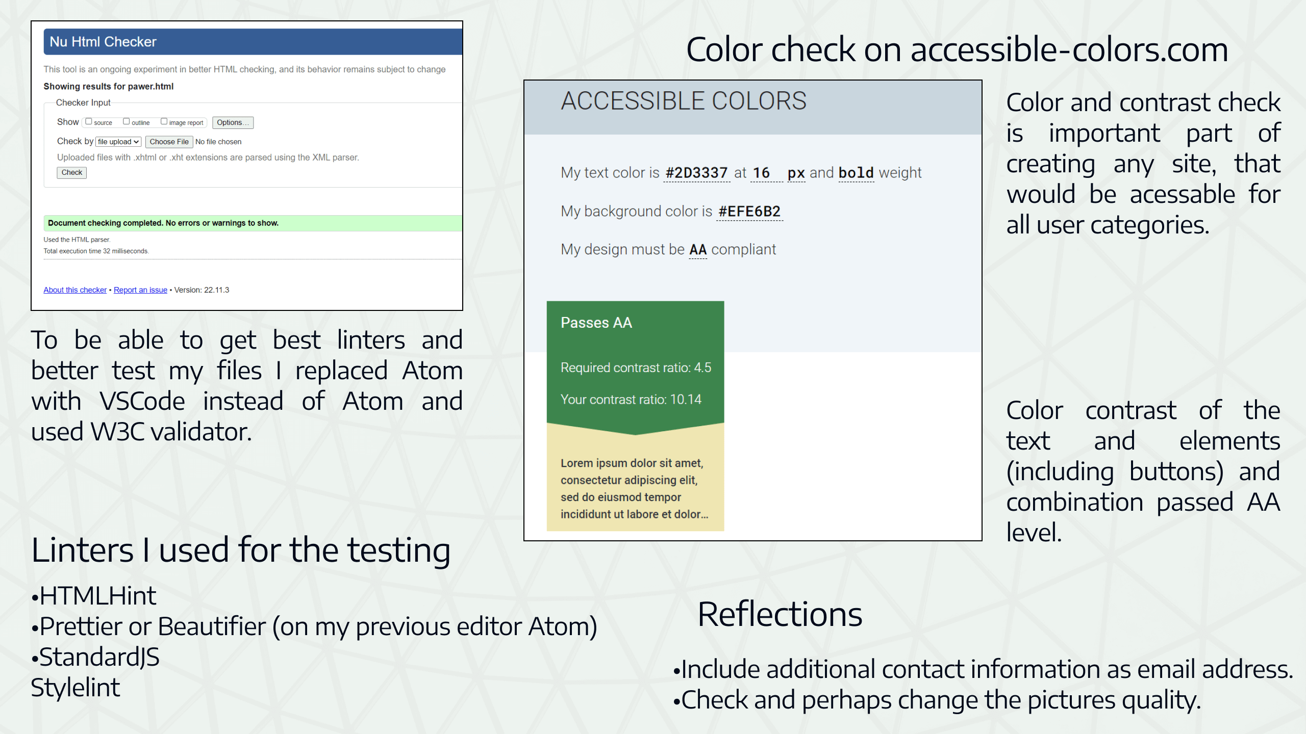 Code Quality and Cross Browser Testing